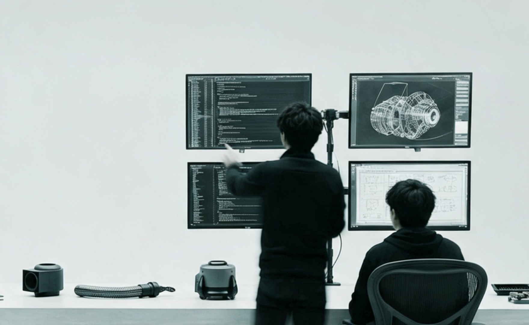 The Feagine team collaborating to build intelligent systems
